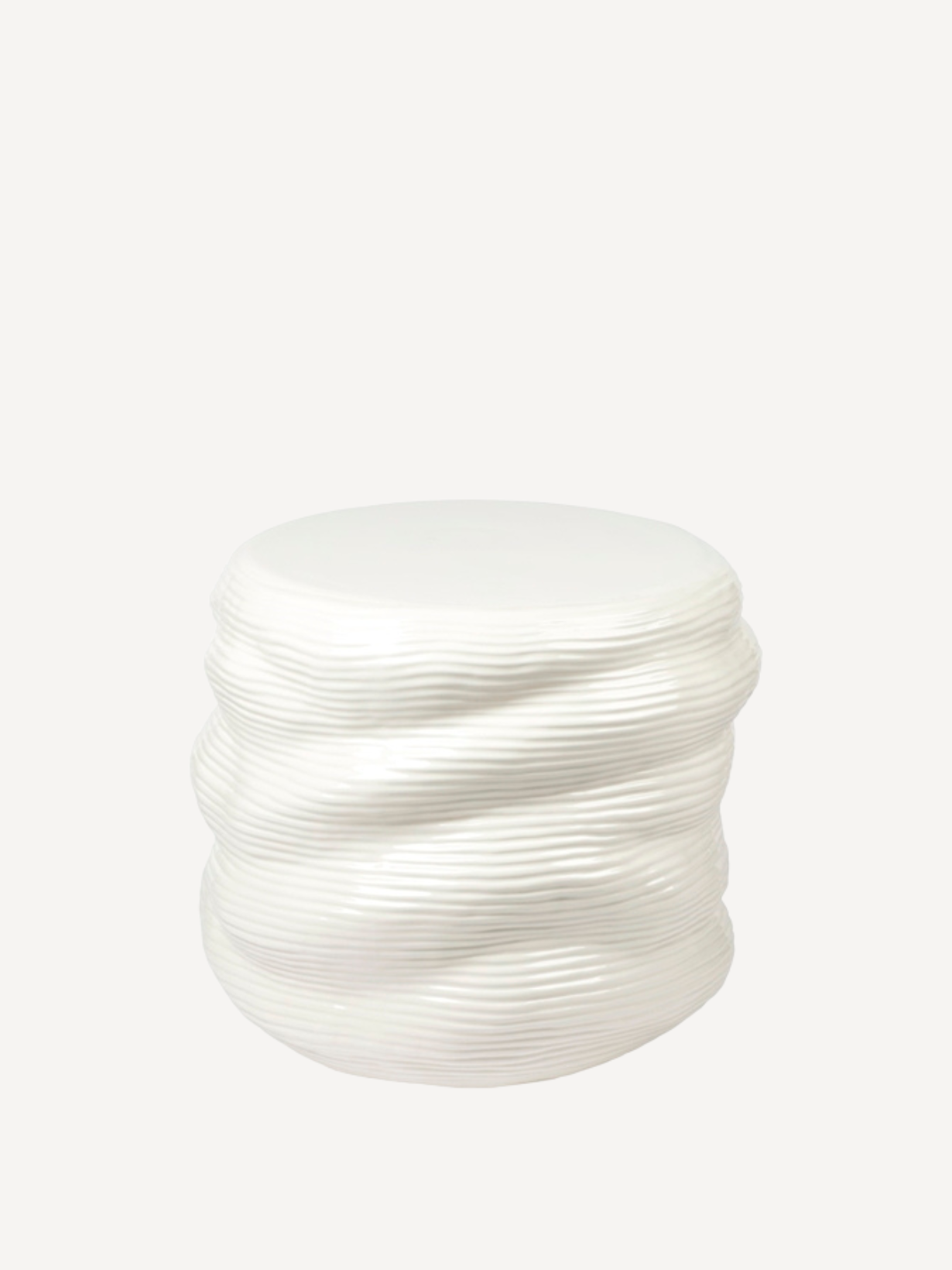 Broste Copenhagen- Glazed stoneware side table, Eartherware | MBS DESIGN