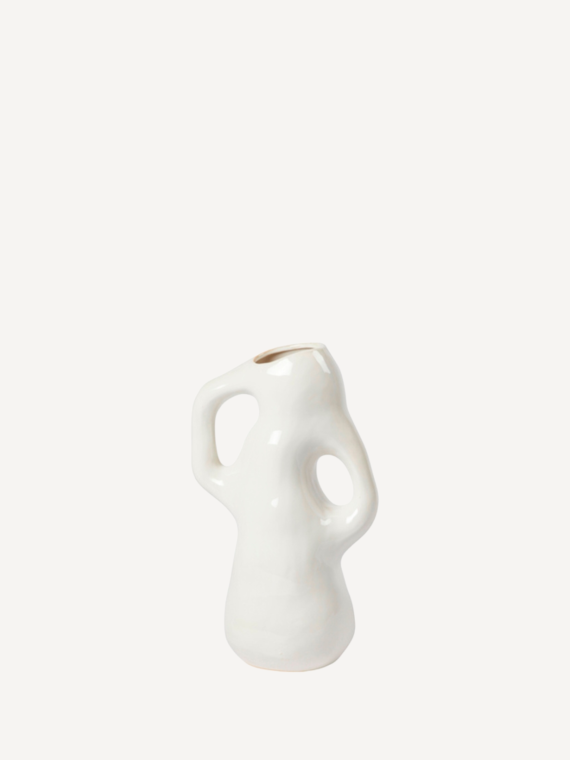 broste-copenhagen -Vase en grès blanc, Isolde