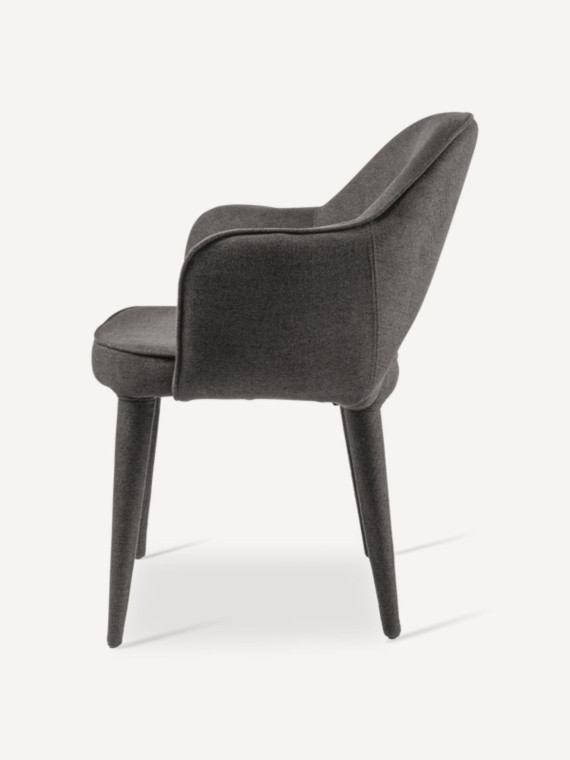 Cosy table armchair upholstered in fabric, Pols Potten | MBS Design