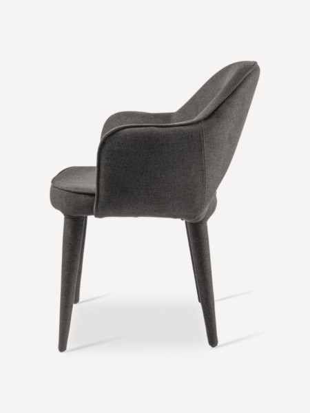 Fauteuil de table Cosy rembourré en tissu, Pols Potten| MBS Design