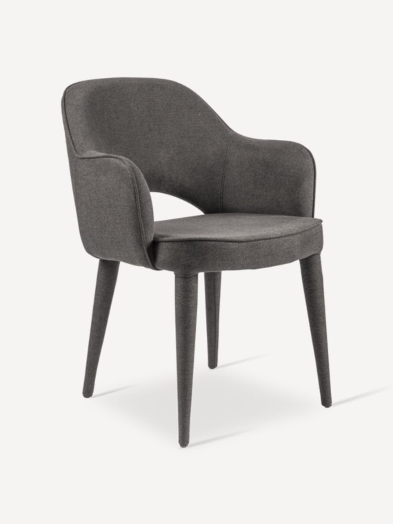 Fauteuil de table Cosy rembourré en tissu, Pols Potten| MBS Design