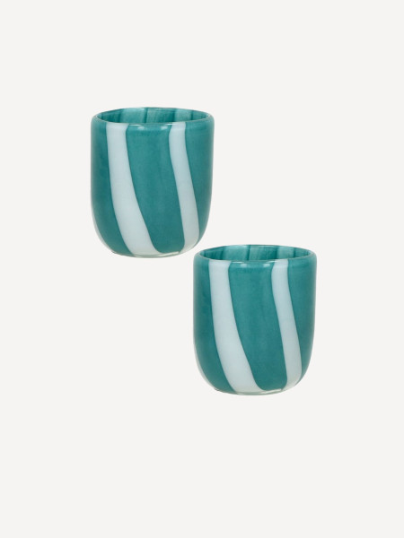 Pomax-glass-photophore-green