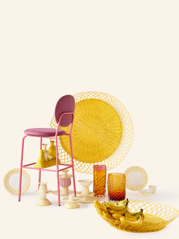 Pols-potten-Tabouret de bar simply berry