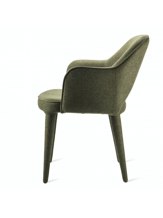 Cozy fabric dining armchair Abelia  Pols Potten