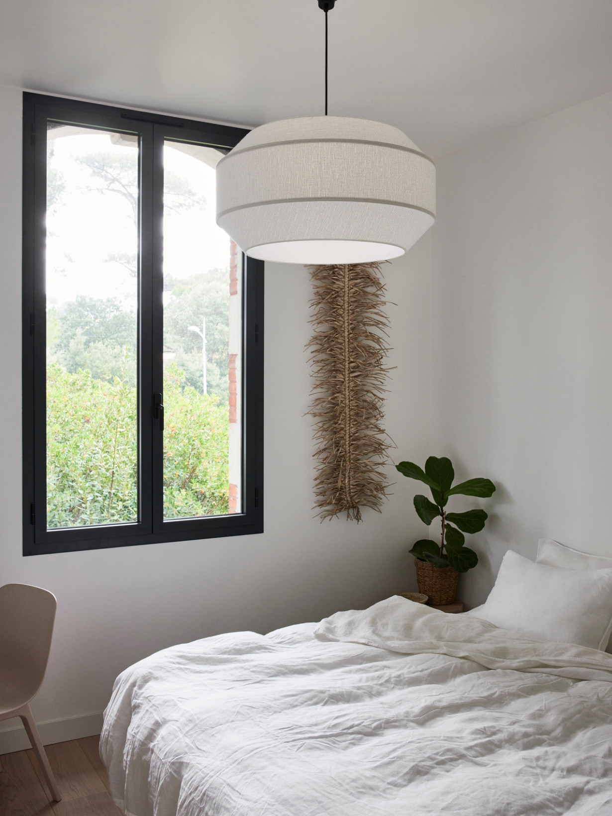 market-set-bouclette-fabric-haning-lamp-cosiness