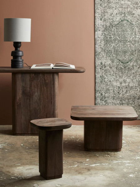 nordal toke mango wood coffee table