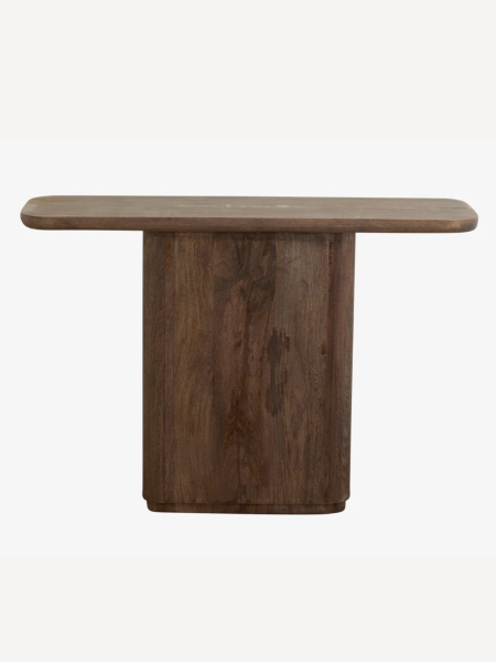 Nordal Table console en bois de manguier Toke