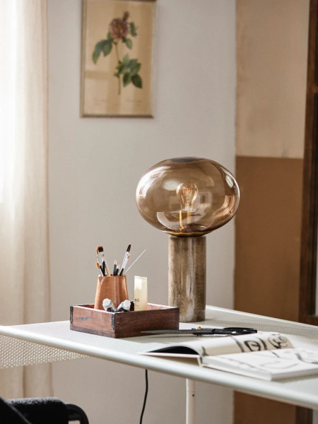 nordal lampe de table marbre bes