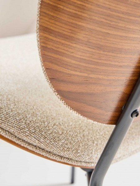 signature armchair serge fabric ecru