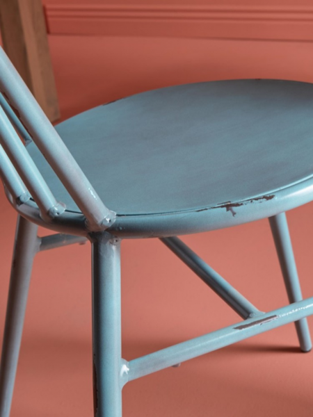Aluminium chair, Juliette - signature