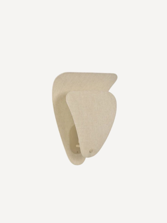 Market set wall lamp shell linen