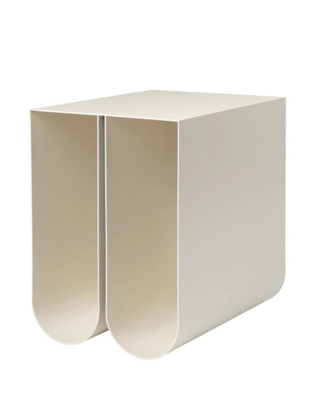 kristina dam Table d’appoint incurvée en acier Curved