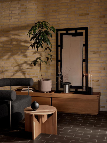 kristina dam single light oak coffee table