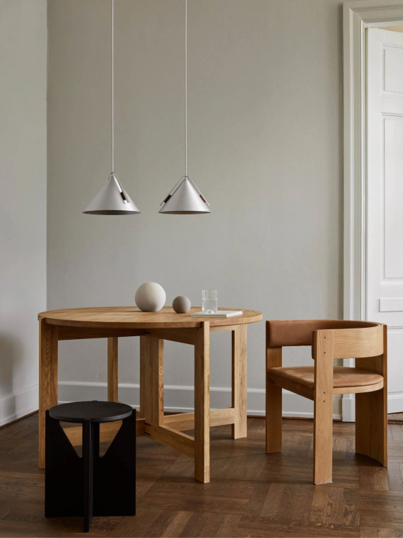 kristina dam simple oak collector dining table
