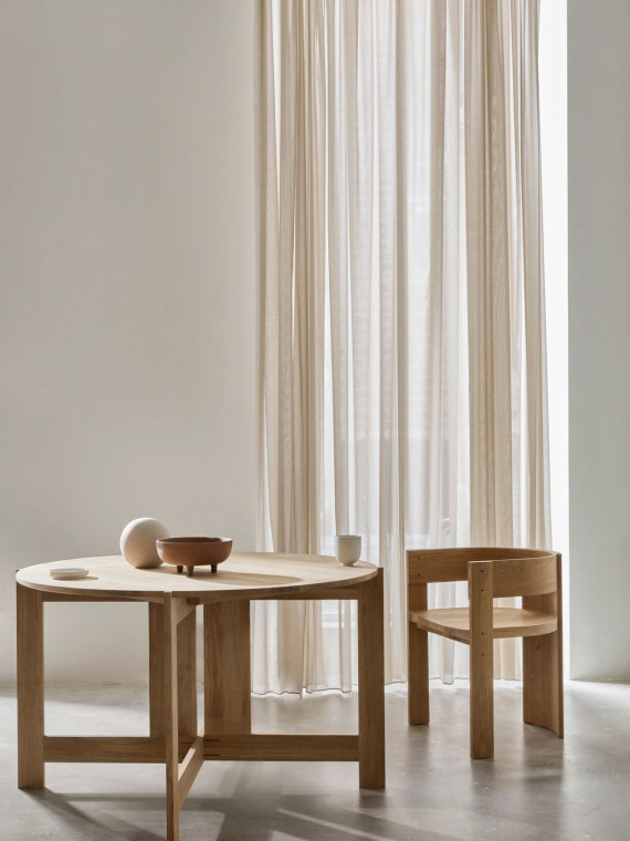 kristina dam single collector dining chair