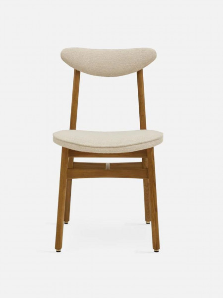 366 Concept 200-190 series Chair in solid ash wood and Boucle Creme Fabric