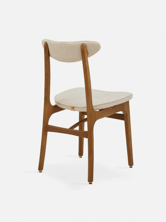 366 Concept 200-190 series Chair in solid ash wood and Boucle Creme Fabric