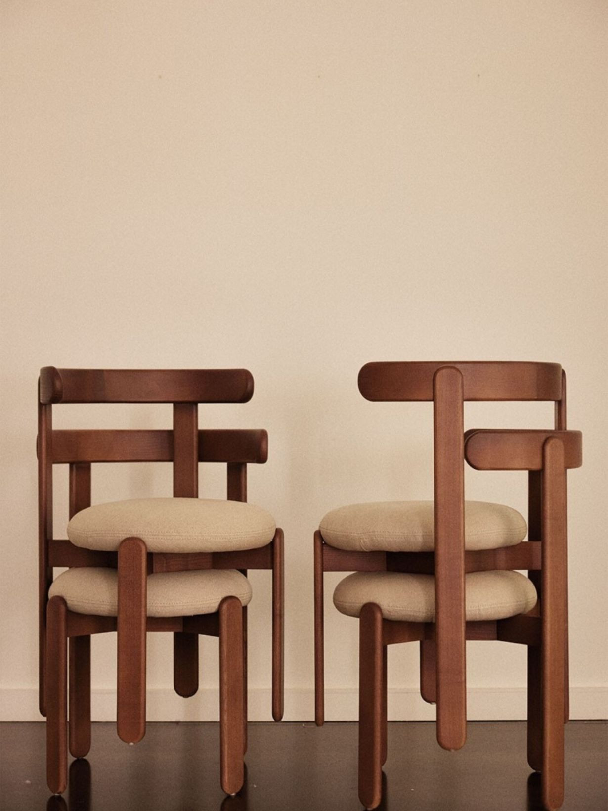 gabrielle solid ash chair lilac