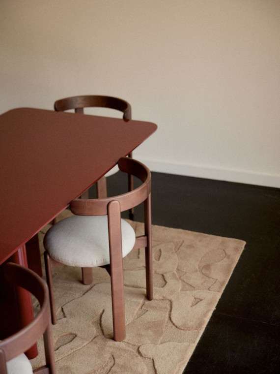 gabrielle solid ash chair lilac