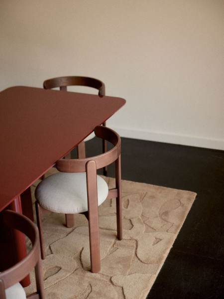 gabrielle solid ash chair lilac