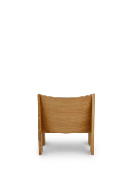 new works fauteuil lounge chêne massif tenon