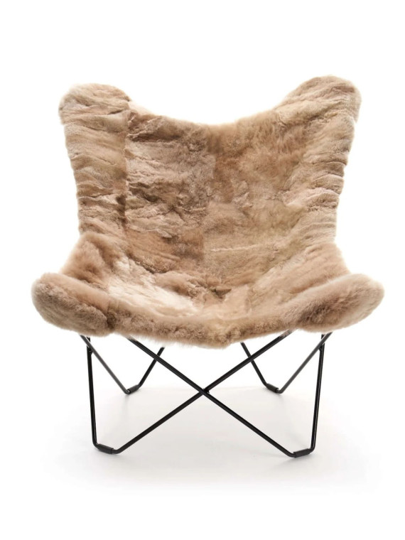 Weich- Fauteuil Papillon en Alpaga, Mariposa | MBS DESIGN