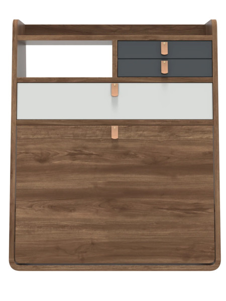 Gaston wall desk in natural oak 60 cm, Hartô | MBS Design