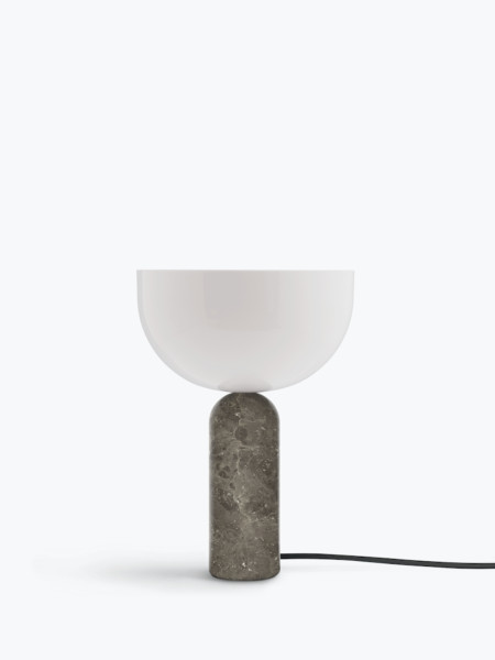 Lampe de table en marbre Small, Kizu New Works gris