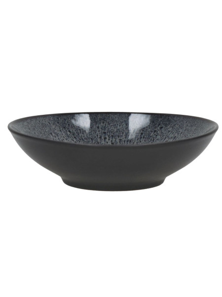 Pomax stoneware soup bowls, MIRHA dark grey Ø18.9cm