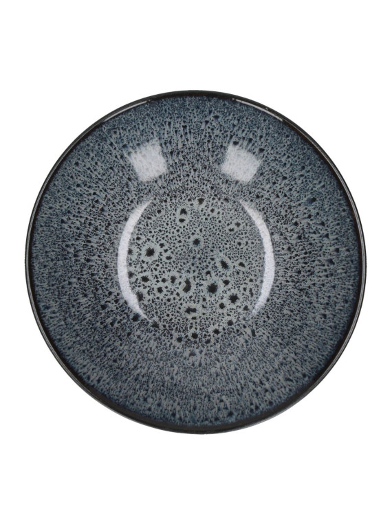 Pomax stoneware soup bowls, MIRHA dark grey Ø18.9cm