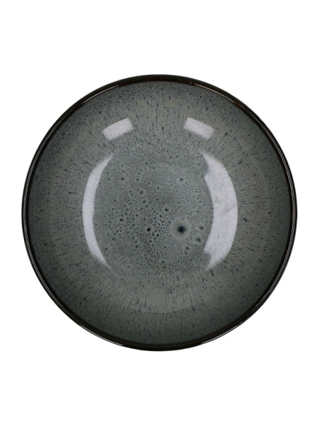 Pomax Set of 6 stoneware bowls Mirha dark grey Ø16 cm