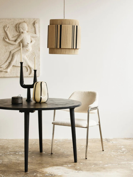 Nordal - Amber glass candlestick vase, Riva S | MBS Design