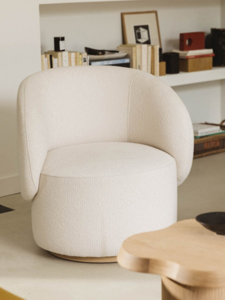 Wooden armchair, Auguste, Gabrielle Paris