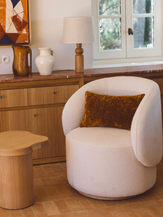 Wooden armchair, Auguste, Gabrielle Paris