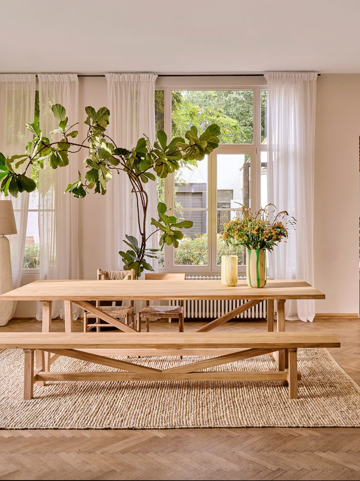 Pomax - Solid oak farmhouse table, French Farm | MBS Design