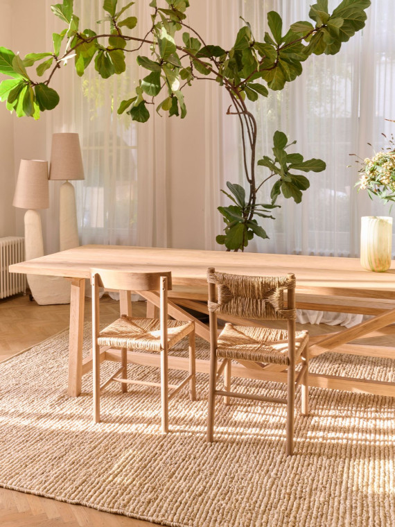 Pomax - Solid oak farmhouse table, French Farm | MBS Design
