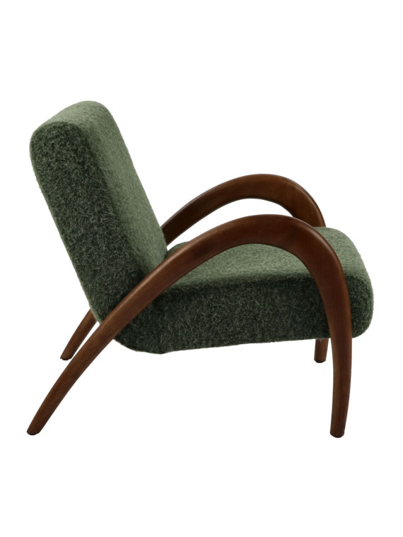 pomax Fauteuil maurice en bois d'hévéa