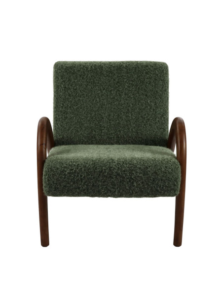 pomax Maurice Rubberwood armchair