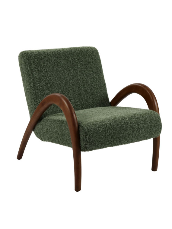 pomax Fauteuil maurice en bois d'hévéa
