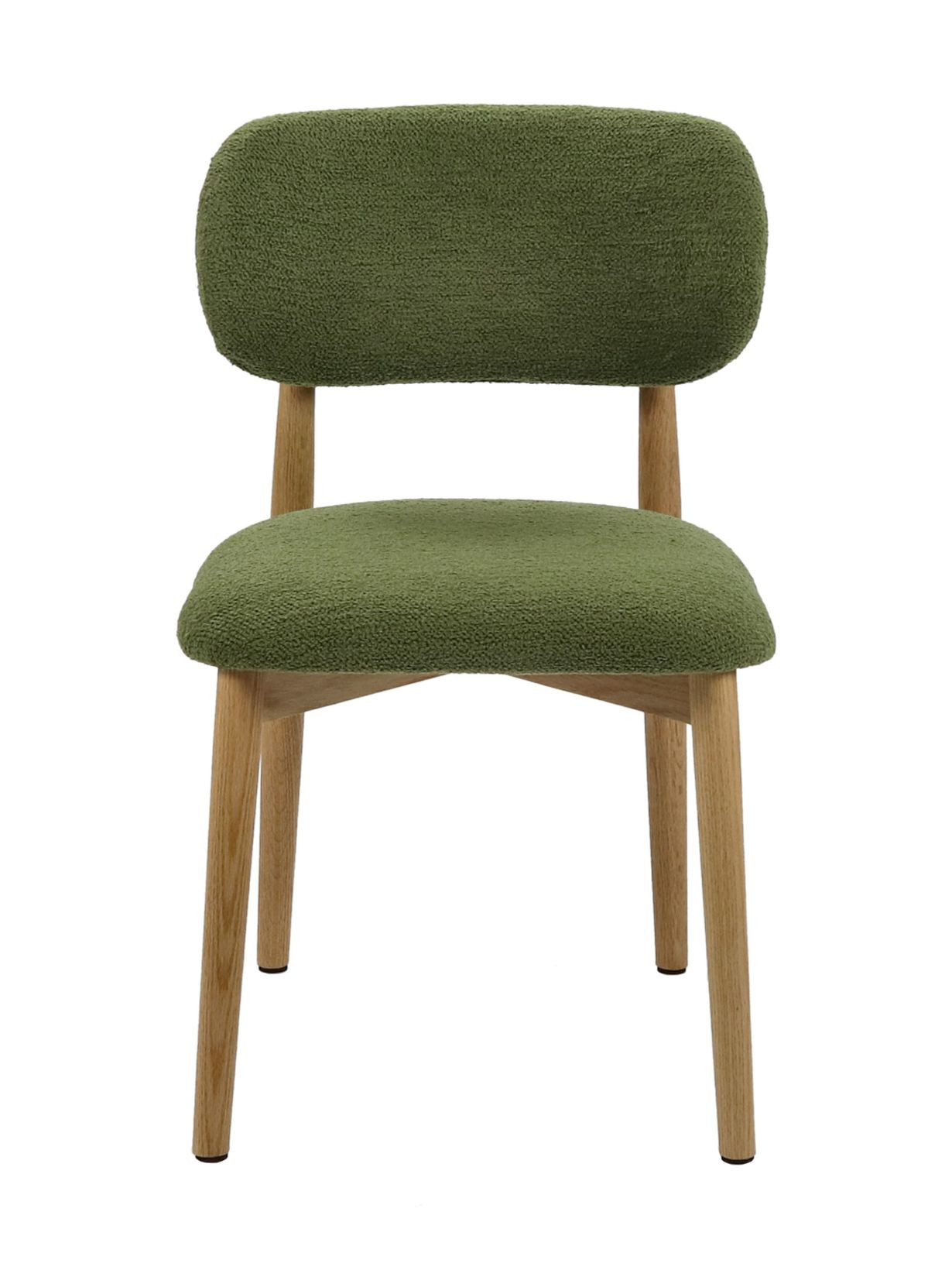Pomax - Hazel Chair in oak and bouclé fabric | MBS Design