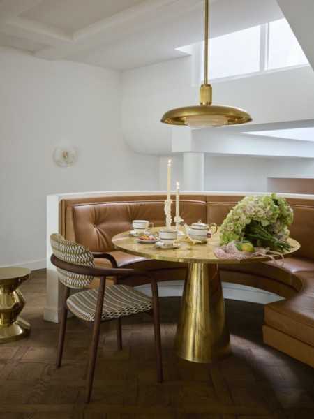 Chaise Henry Geo Ocre | MBS Design