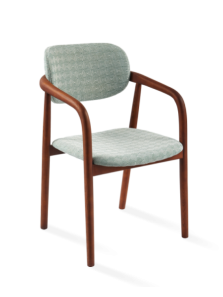 Chaise Henry Squared Vert Clair Pols Potten vue principale
