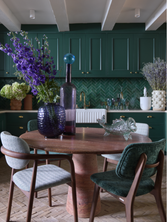 Chaise Henry Squared Vert Clair Pols Potten ambiance