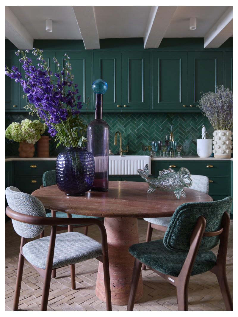 Chaise Henry Squared Vert Clair Pols Potten ambiance