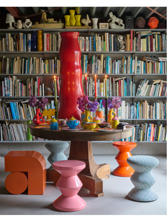 Table d'Appoint Kombo Orange Pols Potten vue principale