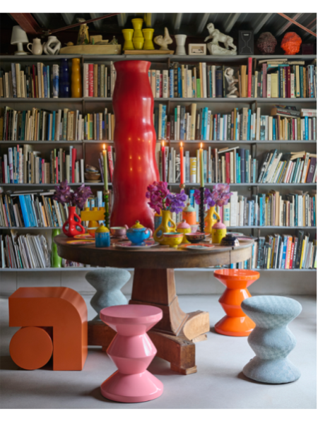  Table d'Appoint Kombo Orange Pols Potten ambiance