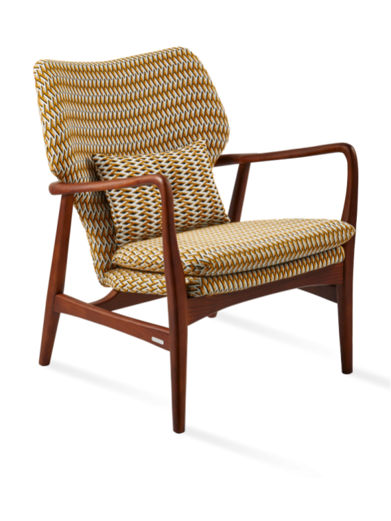 Fauteuil Geo Peggy ocre Pols Potten vue principale
