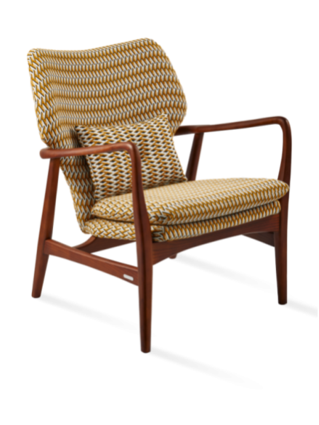 Fauteuil Geo Peggy ocre Pols Potten vue principale