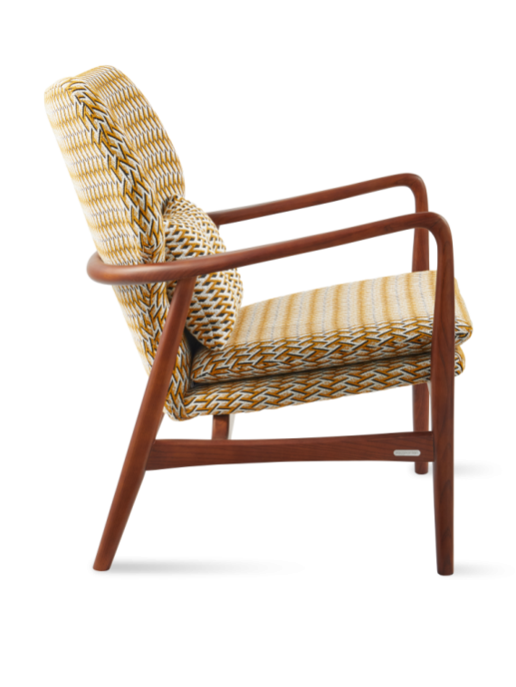 Fauteuil Geo Peggy ocre Pols Potten vue principale