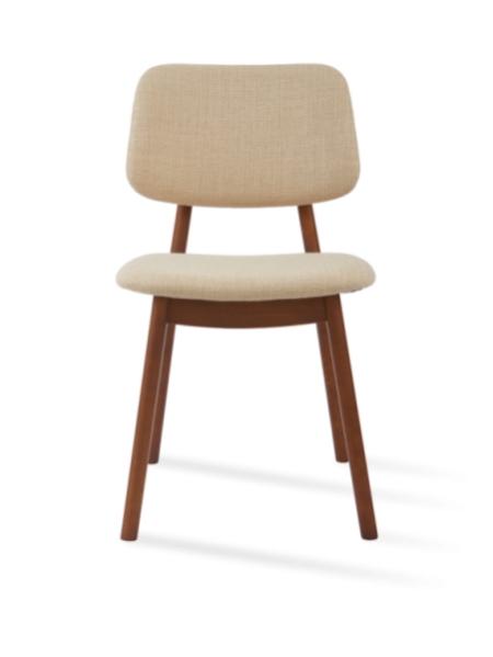  Chaise Smooth Happy Days beige Pols Potten vue de côté